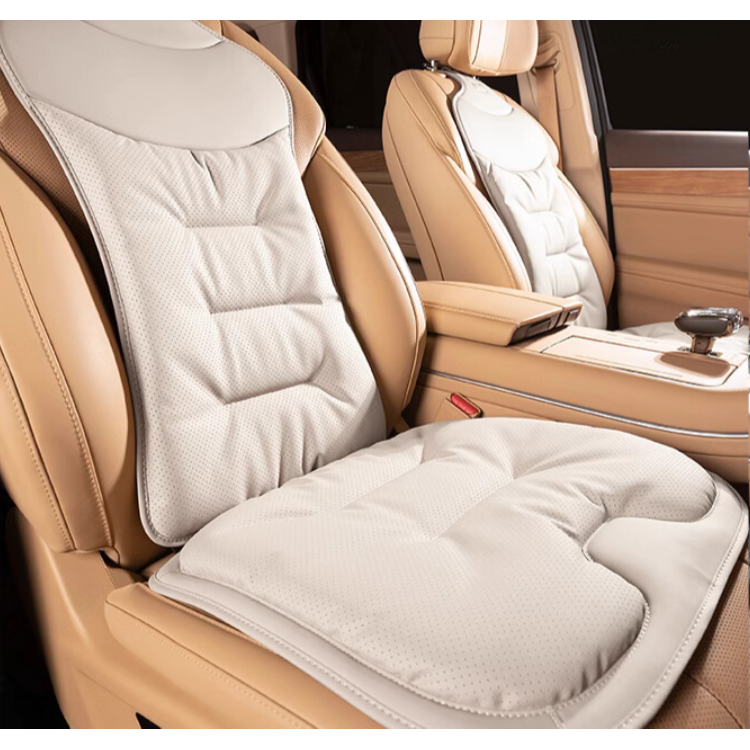 Car Seat Cushion with Lumbar Support and Ergonomic Back Padded Faux Leather - Image 8