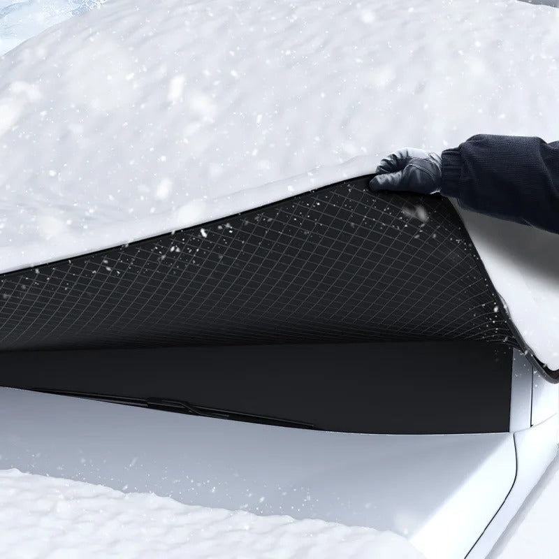 Car Snow Cover Windshield Protector with Magnetic Side Mirror - Image 4