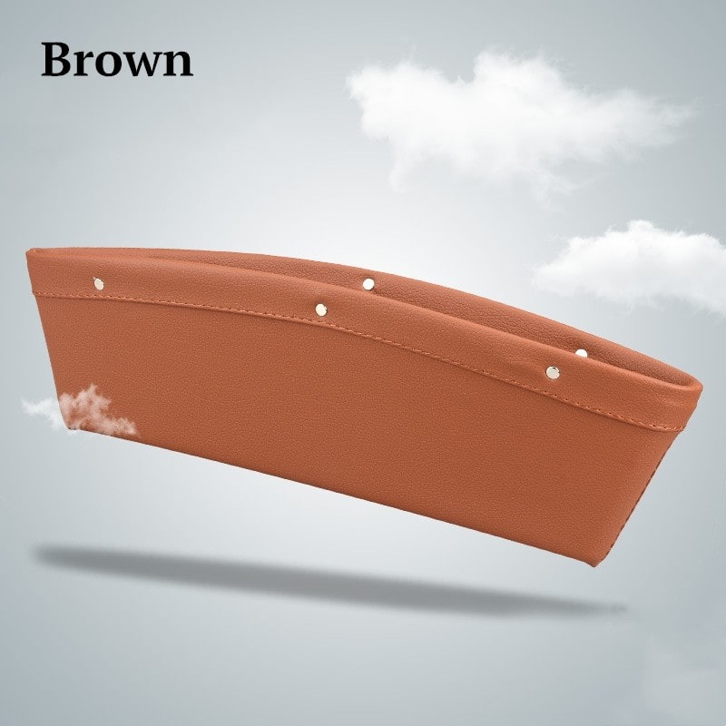 Car Trunk and Seat Gap Organizer with Center Console Storage and Faux Leather Construction - Image 11