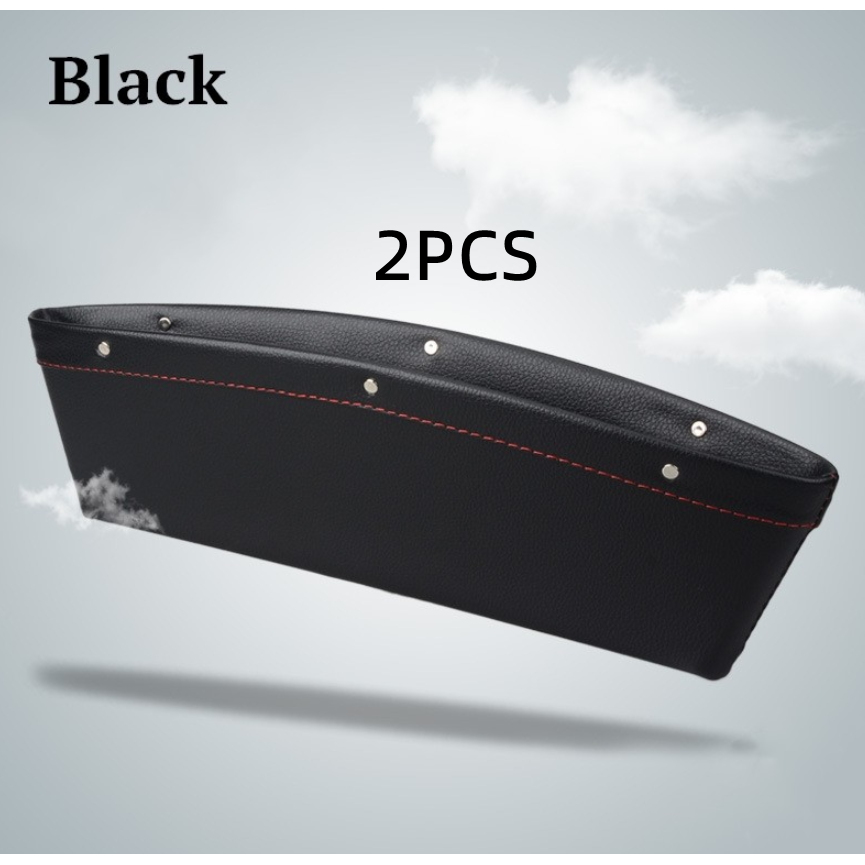 Car Trunk and Seat Gap Organizer with Center Console Storage and Faux Leather Construction - Image 6