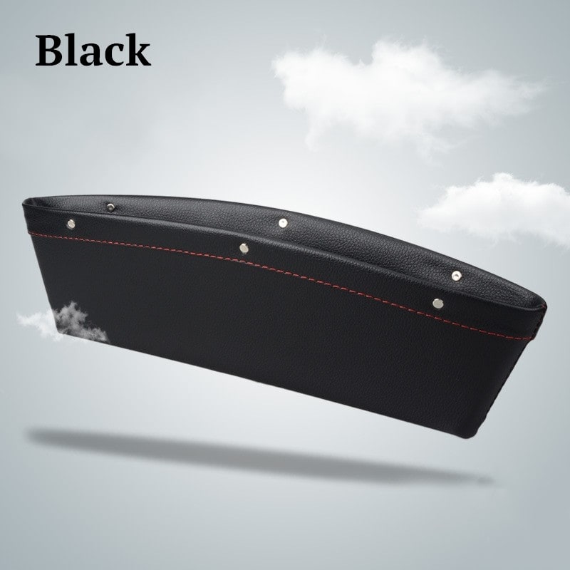 Car Trunk and Seat Gap Organizer with Center Console Storage and Faux Leather Construction - Image 8