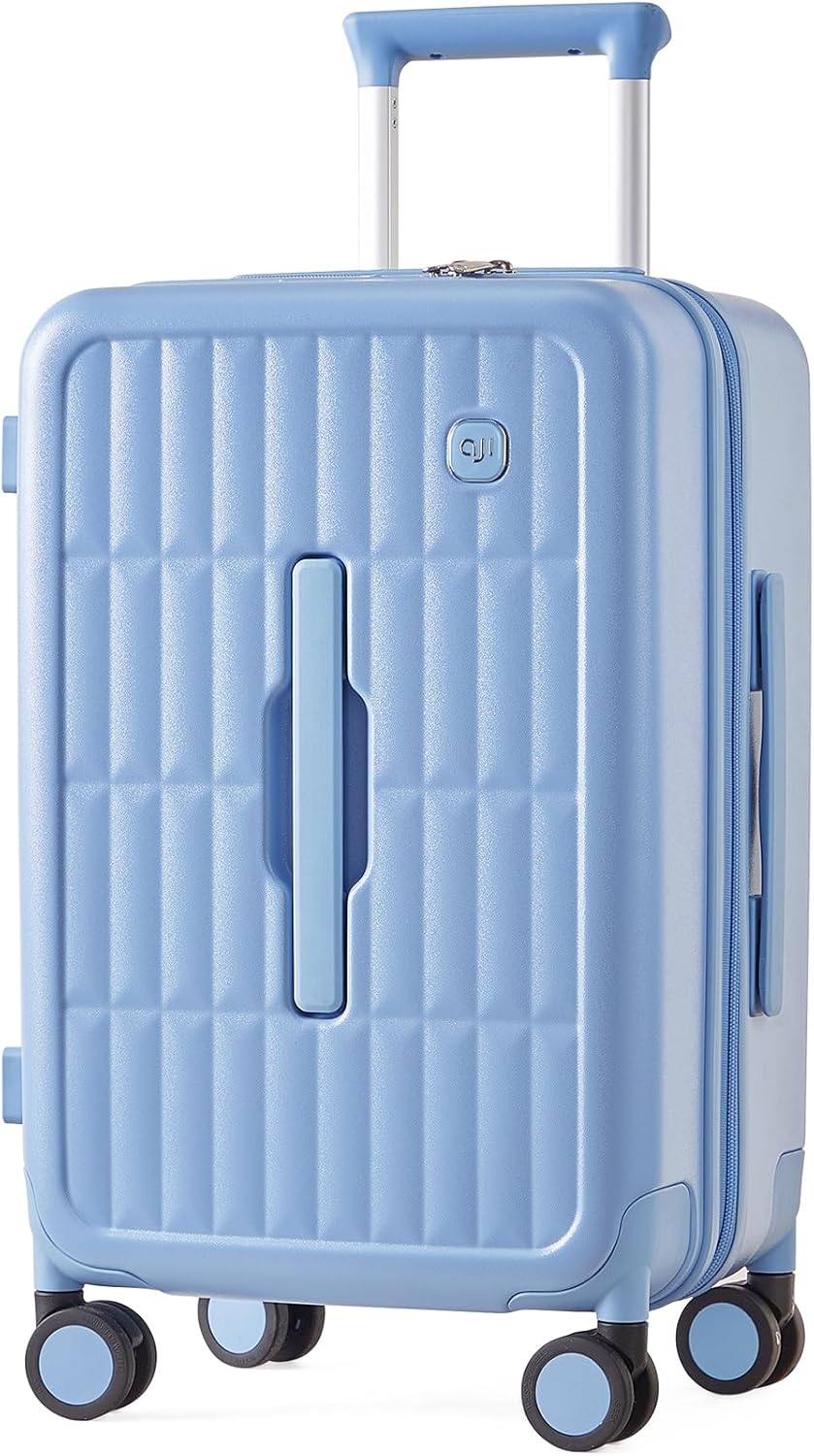 Spacious Hard Shell Suitcase with 8 Spinner Wheels – Smooth-Gliding Travel Luggage for Holidays and Business Trips