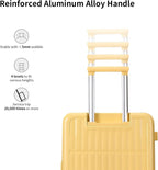 Spacious Hard Shell Suitcase with 8 Spinner Wheels – Smooth-Gliding Travel Luggage for Holidays and Business Trips