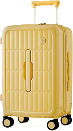 Spacious Hard Shell Suitcase with 8 Spinner Wheels – Smooth-Gliding Travel Luggage for Holidays and Business Trips