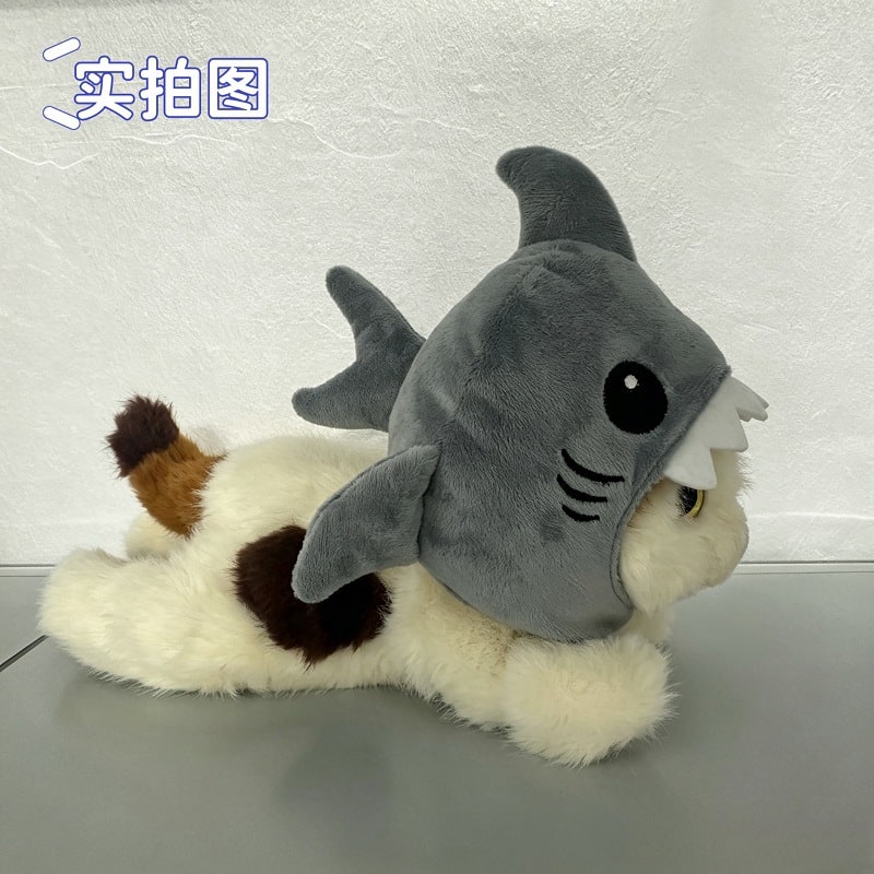 Cat Shark Hat with Ears and Adjustable Strap for Small Pets Costume - Image 2
