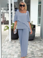 Elizabeth | Elegant Women's Two-Piece Pants Ensemble