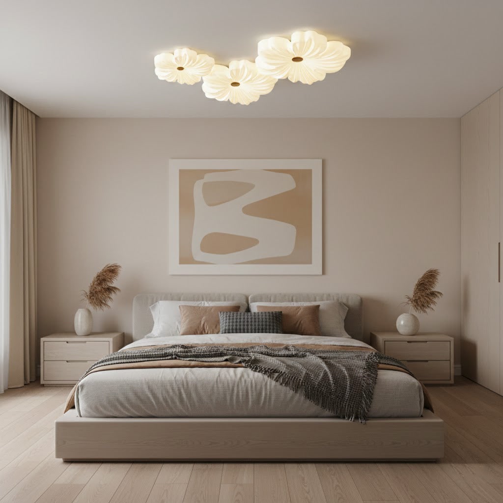 Ceiling Lamp Flower Design Acrylic Home Lighting Fixture Modern Decor - Image 12