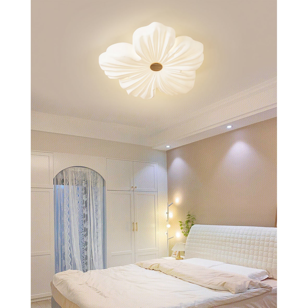 Ceiling Lamp Flower Design Acrylic Home Lighting Fixture Modern Decor - Image 20