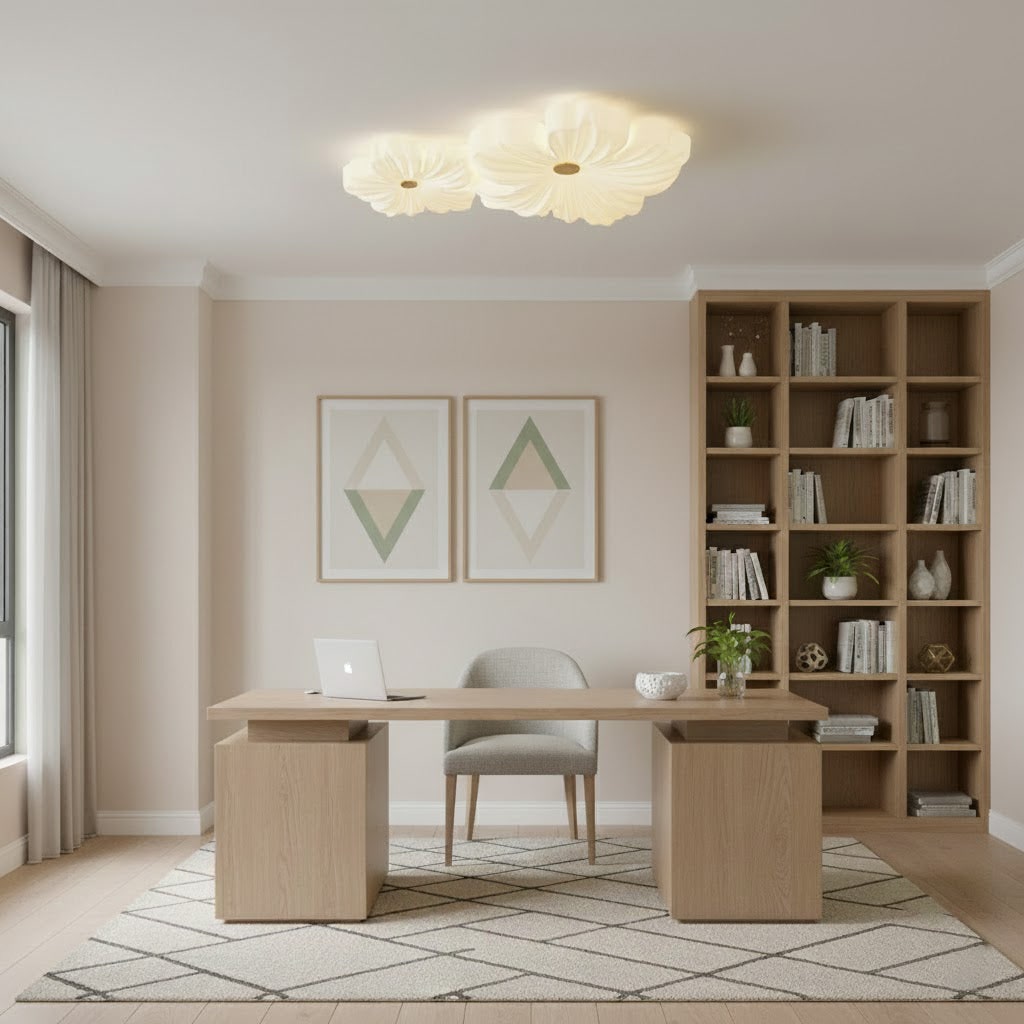 Ceiling Lamp Flower Design Acrylic Home Lighting Fixture Modern Decor - Image 8