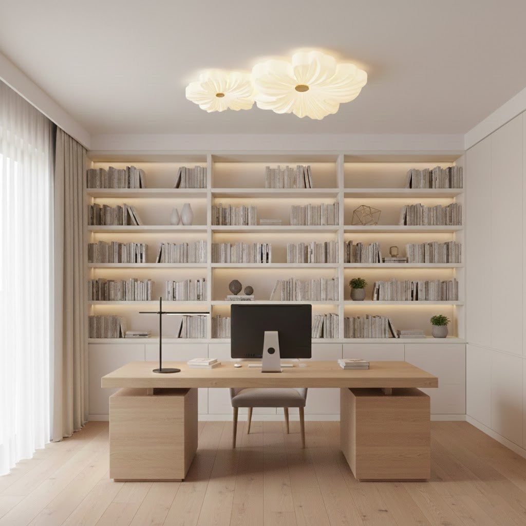 Ceiling Lamp Flower Design Acrylic Home Lighting Fixture Modern Decor - Image 9