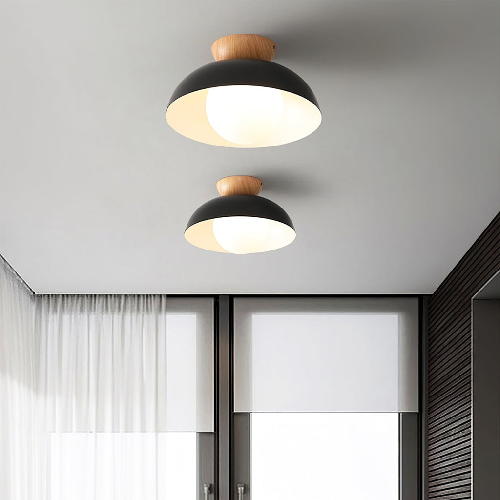 Ceiling Lamp LED 2 Layer Wood Acrylic Light - Image 11