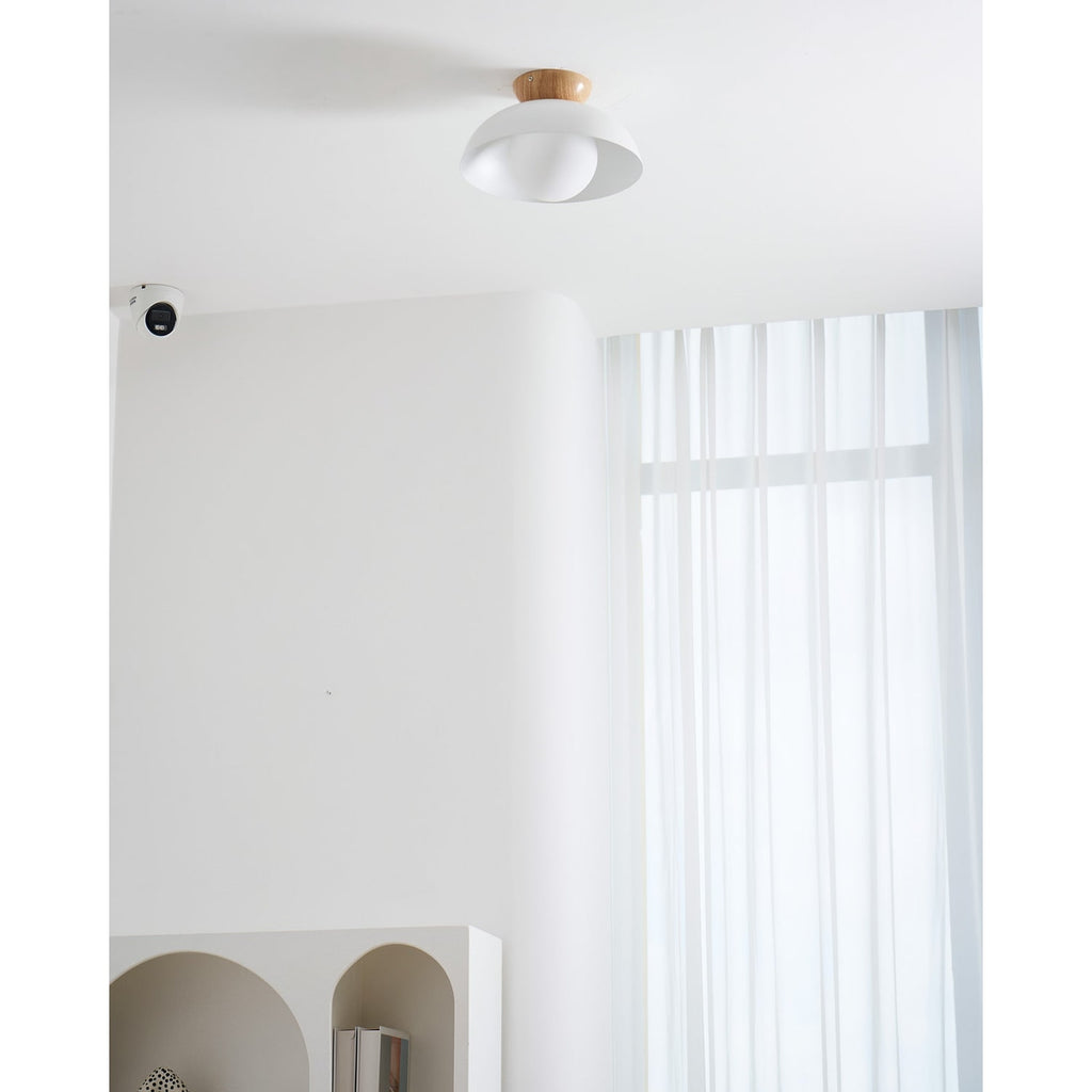 Ceiling Lamp LED 2 Layer Wood Acrylic Light - Image 15