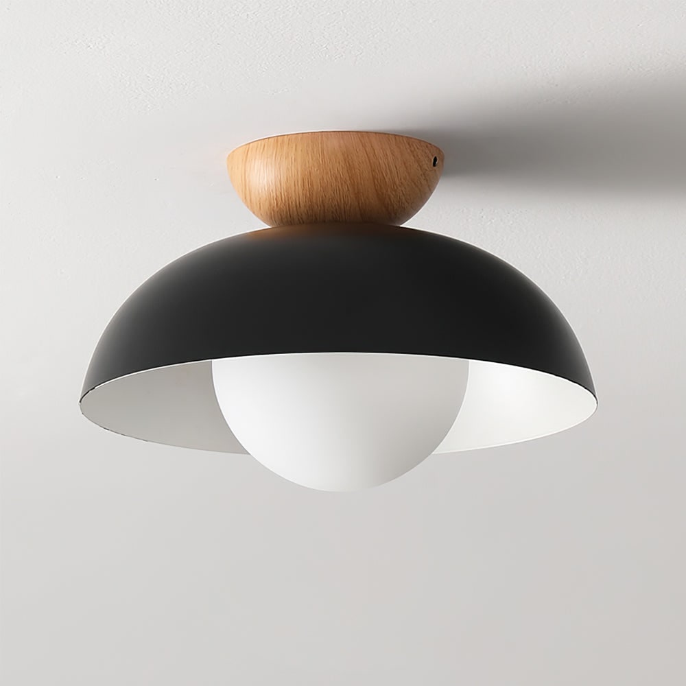 Ceiling Lamp LED 2 Layer Wood Acrylic Light - Image 16