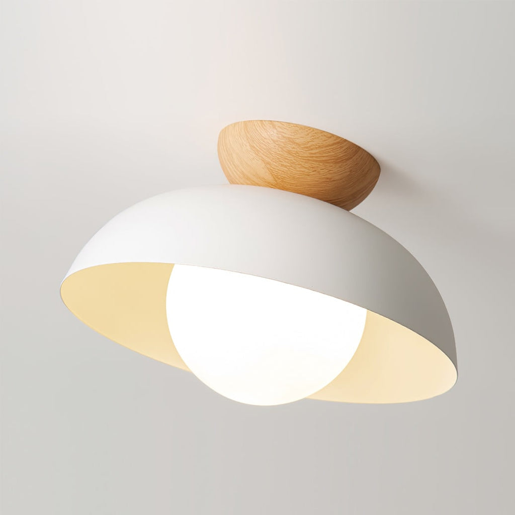 Ceiling Lamp LED 2 Layer Wood Acrylic Light - Image 19