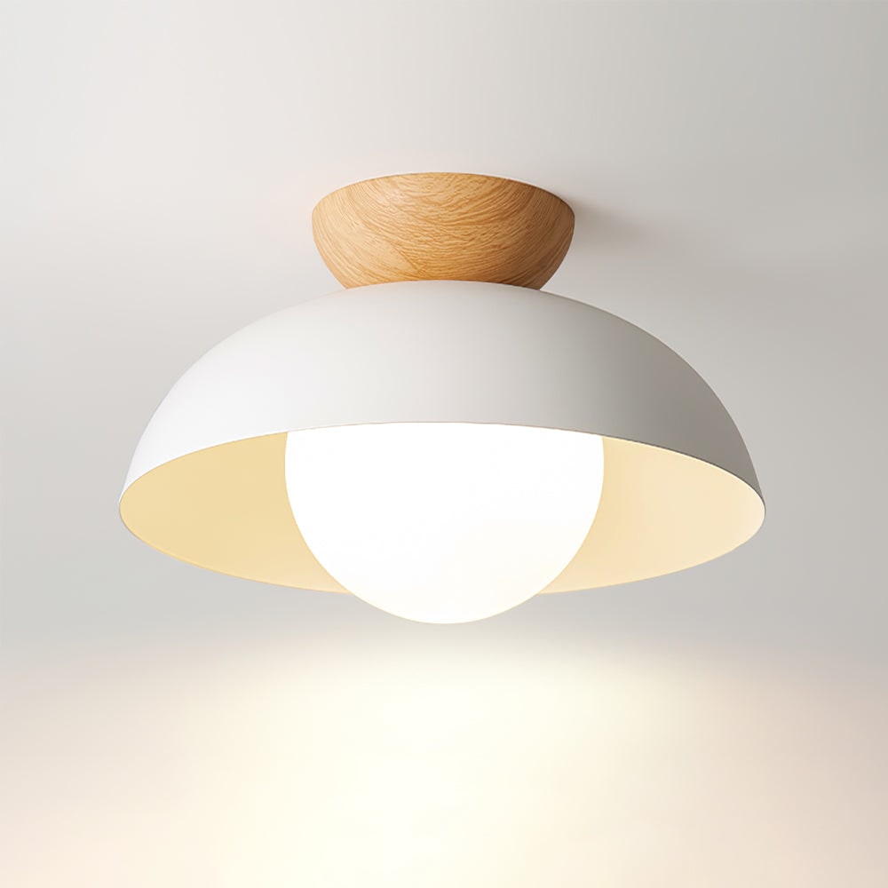 Ceiling Lamp LED 2 Layer Wood Acrylic Light - Image 2
