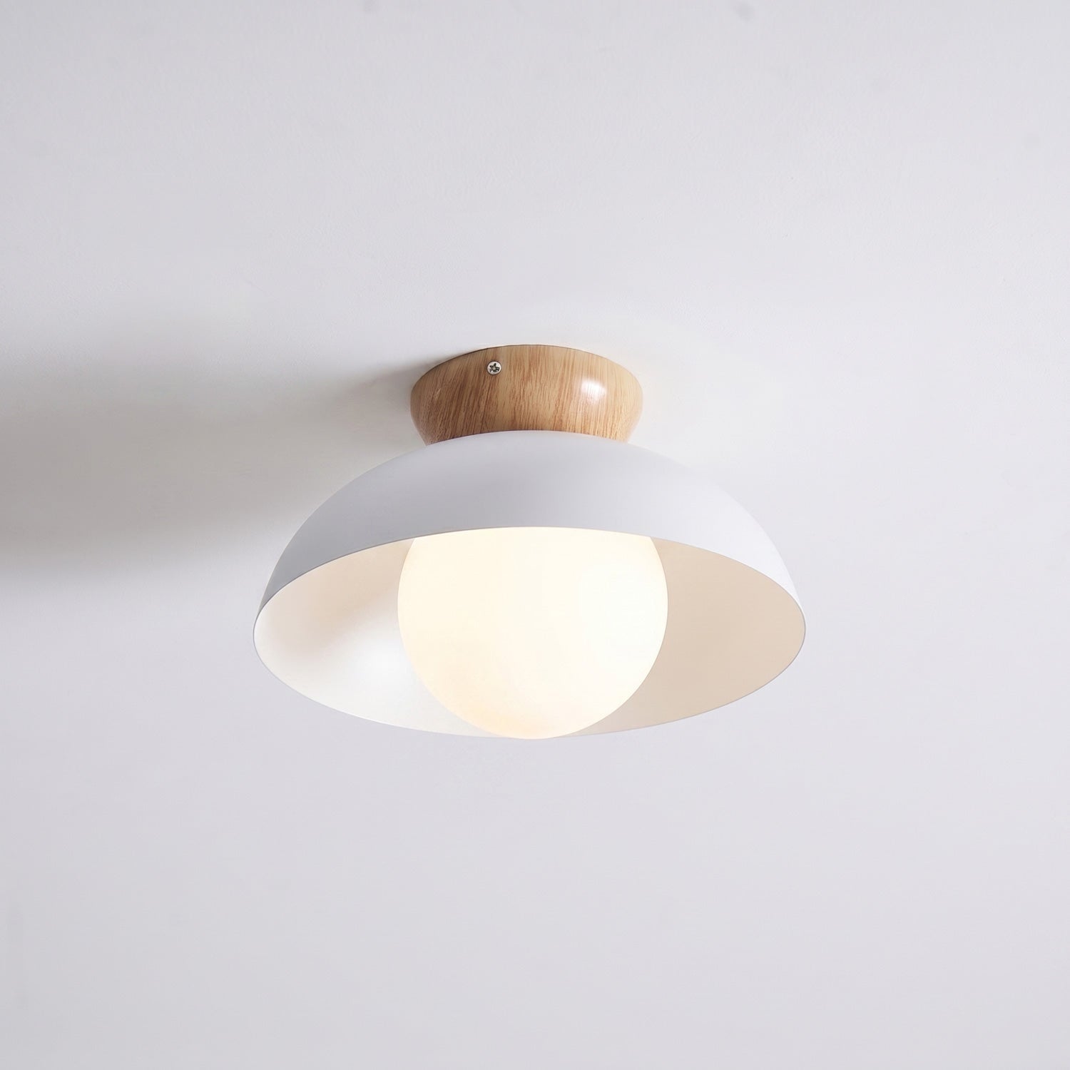Ceiling Lamp LED 2 Layer Wood Acrylic Light - Image 20