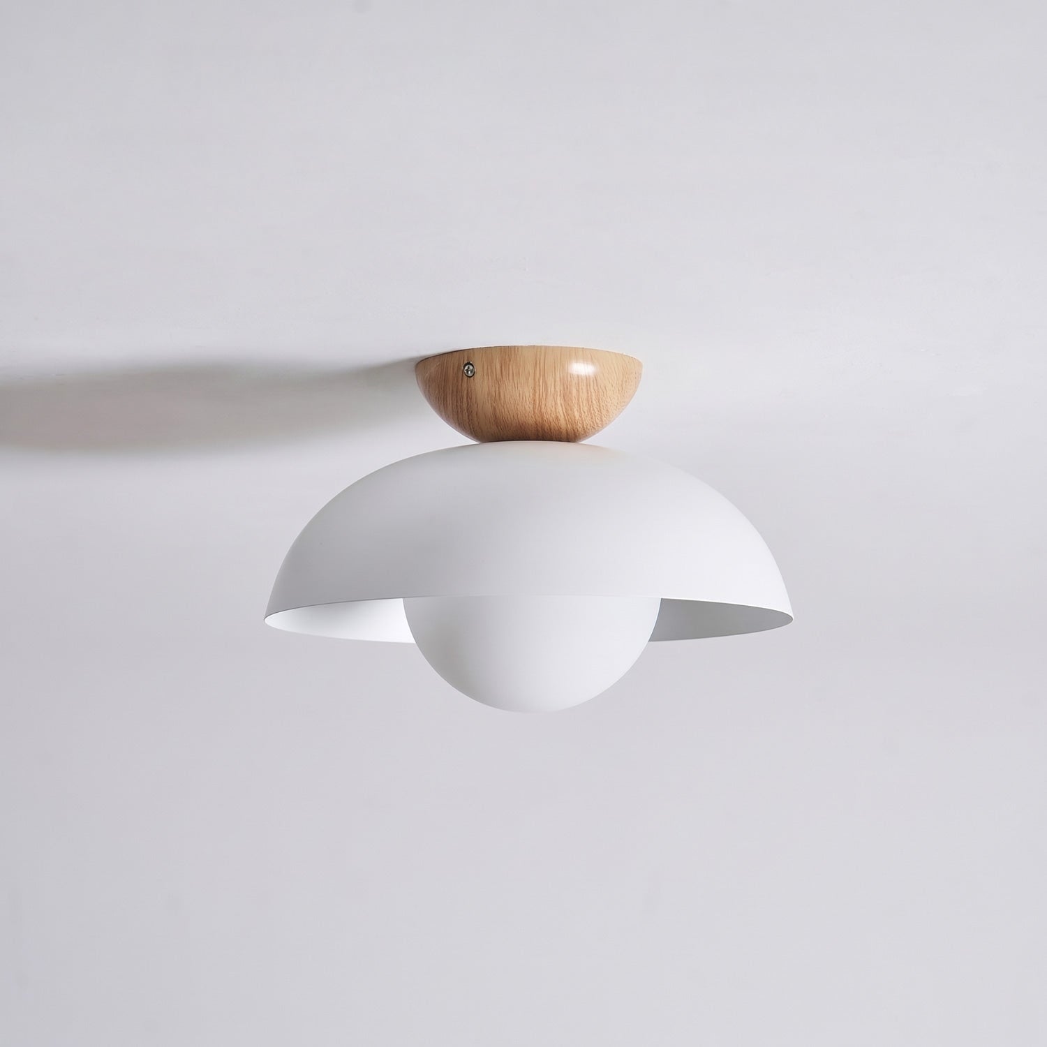 Ceiling Lamp LED 2 Layer Wood Acrylic Light - Image 21