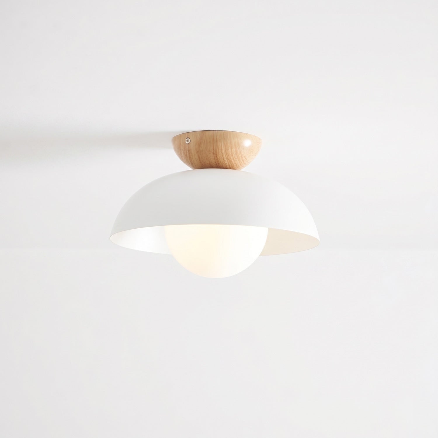 Ceiling Lamp LED 2 Layer Wood Acrylic Light - Image 22