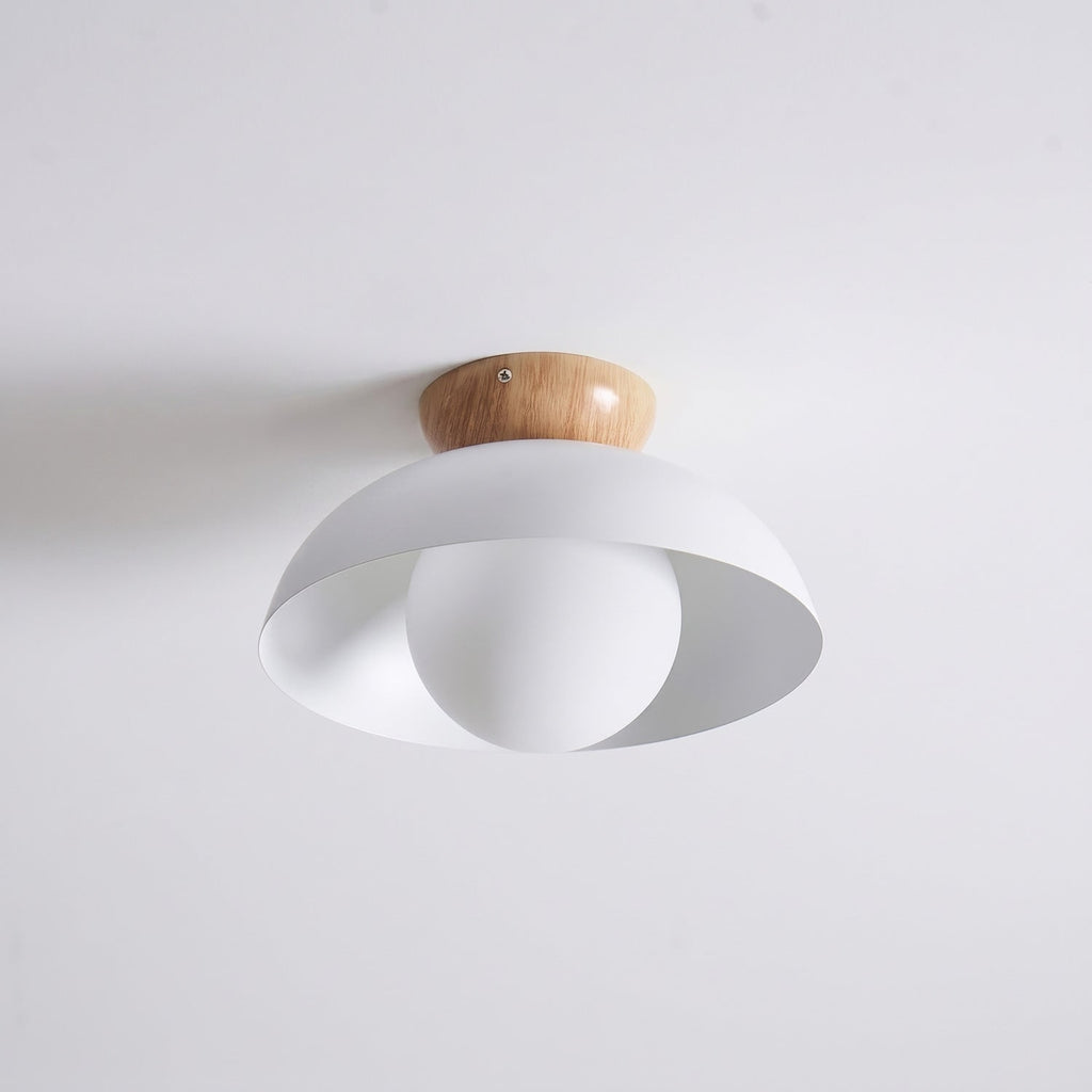 Ceiling Lamp LED 2 Layer Wood Acrylic Light - Image 24