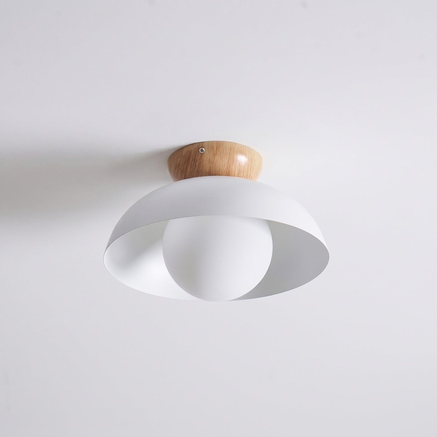 Ceiling Lamp LED 2 Layer Wood Acrylic Light - Image 24
