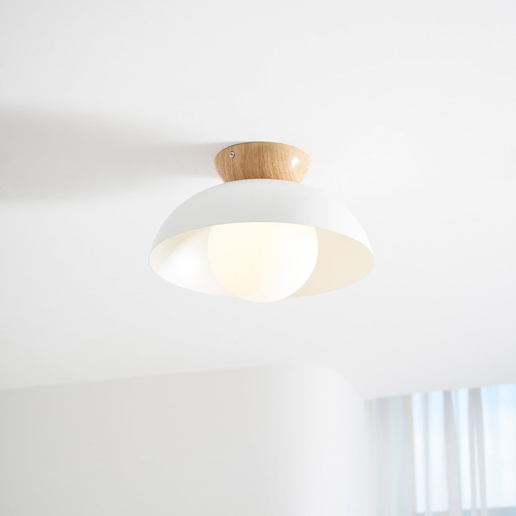 Ceiling Lamp LED 2 Layer Wood Acrylic Light - Image 26