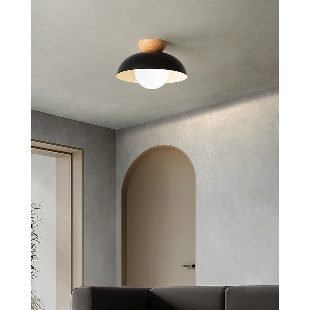 Ceiling Lamp LED 2 Layer Wood Acrylic Light - Image 4