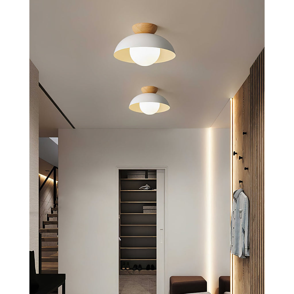 Ceiling Lamp LED 2 Layer Wood Acrylic Light - Image 6