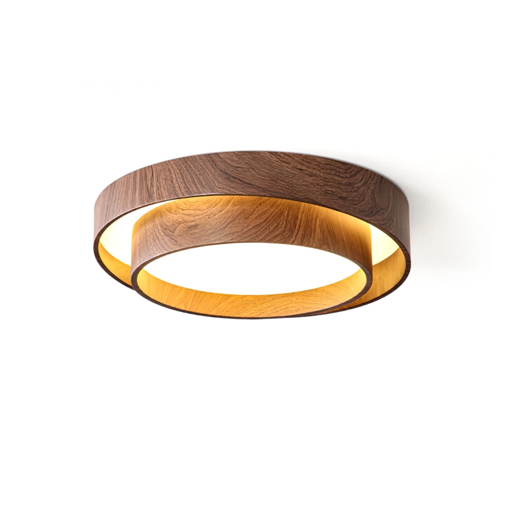 Ceiling Lamp Wood Design LED Modern Home - Image 1