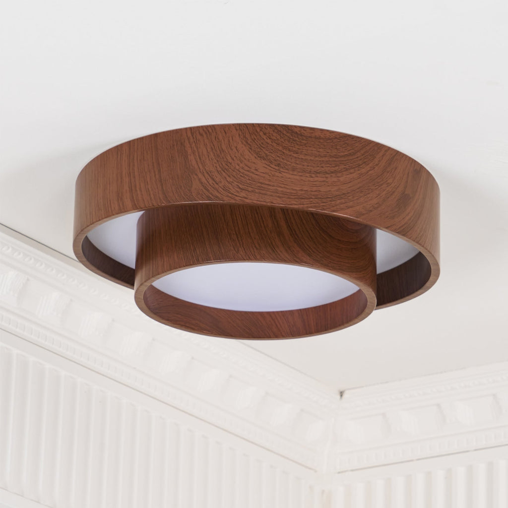 Ceiling Lamp Wood Design LED Modern Home - Image 14