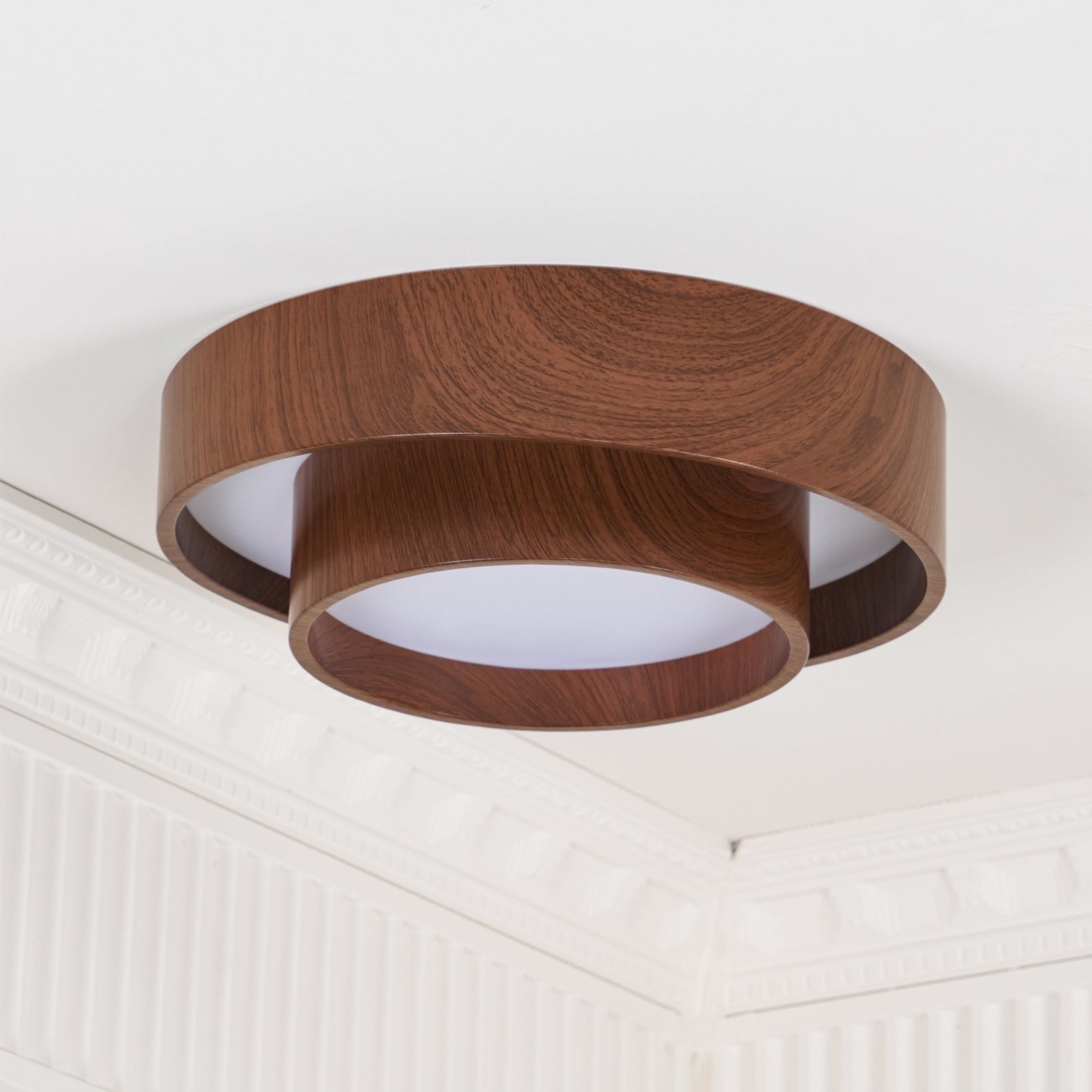 Ceiling Lamp Wood Design LED Modern Home - Image 14