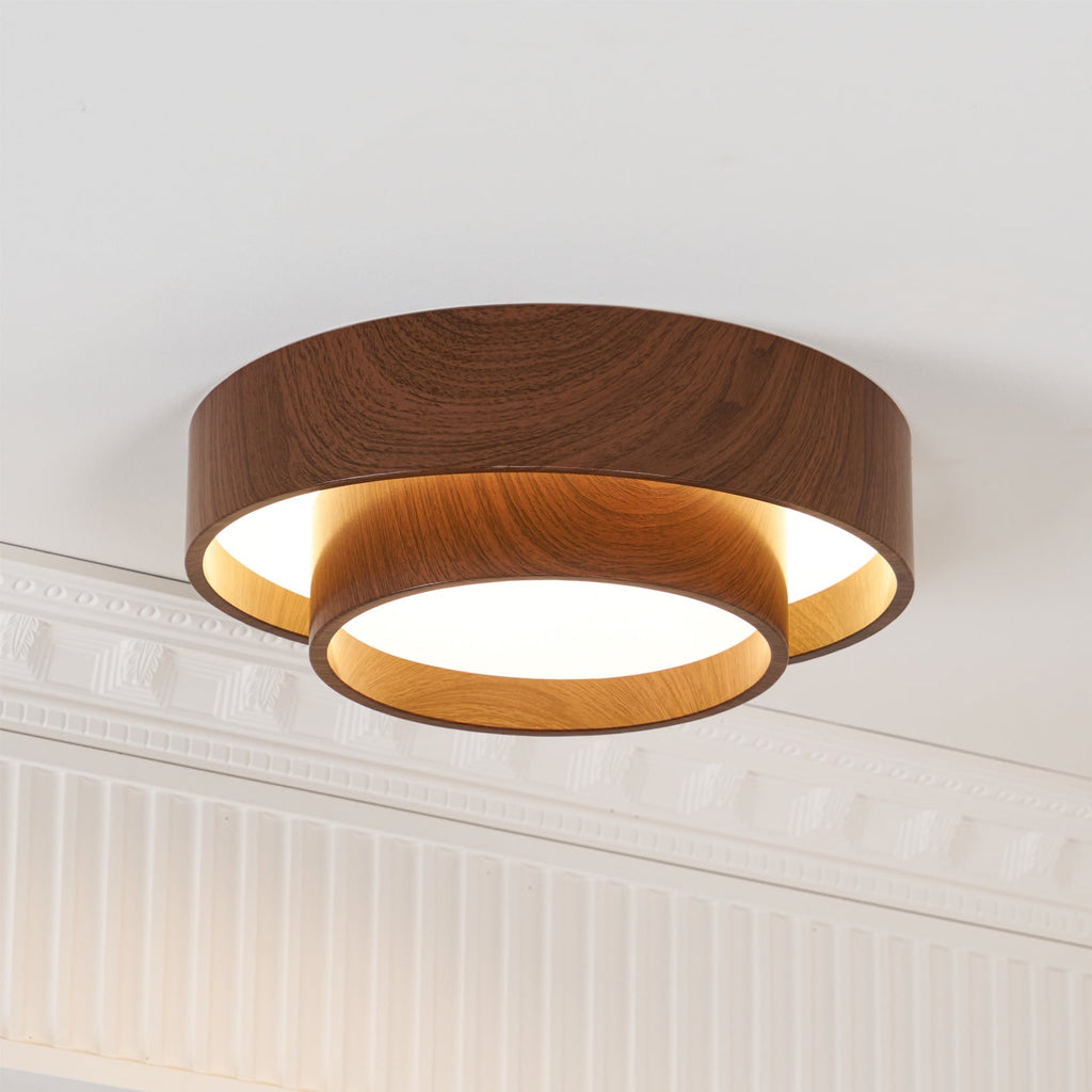 Ceiling Lamp Wood Design LED Modern Home - Image 15