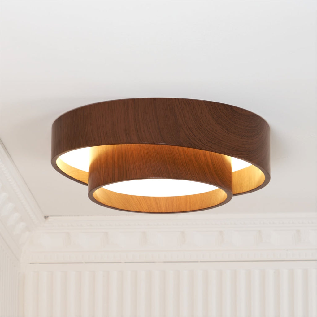 Ceiling Lamp Wood Design LED Modern Home - Image 17