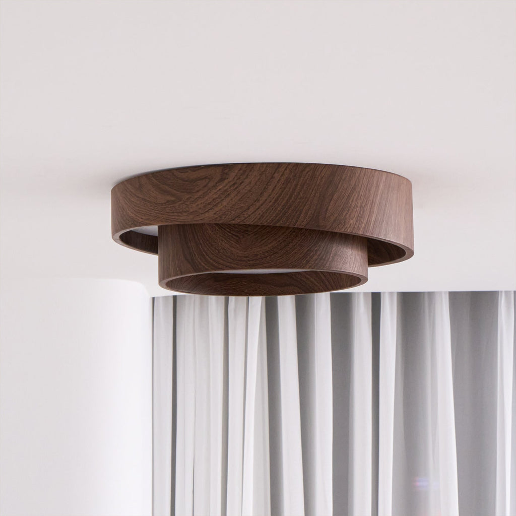 Ceiling Lamp Wood Design LED Modern Home - Image 19