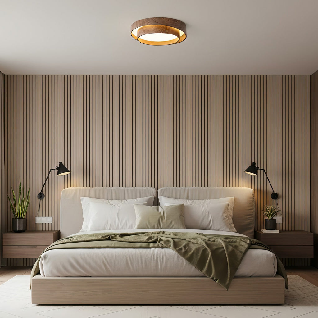 Ceiling Lamp Wood Design LED Modern Home - Image 6