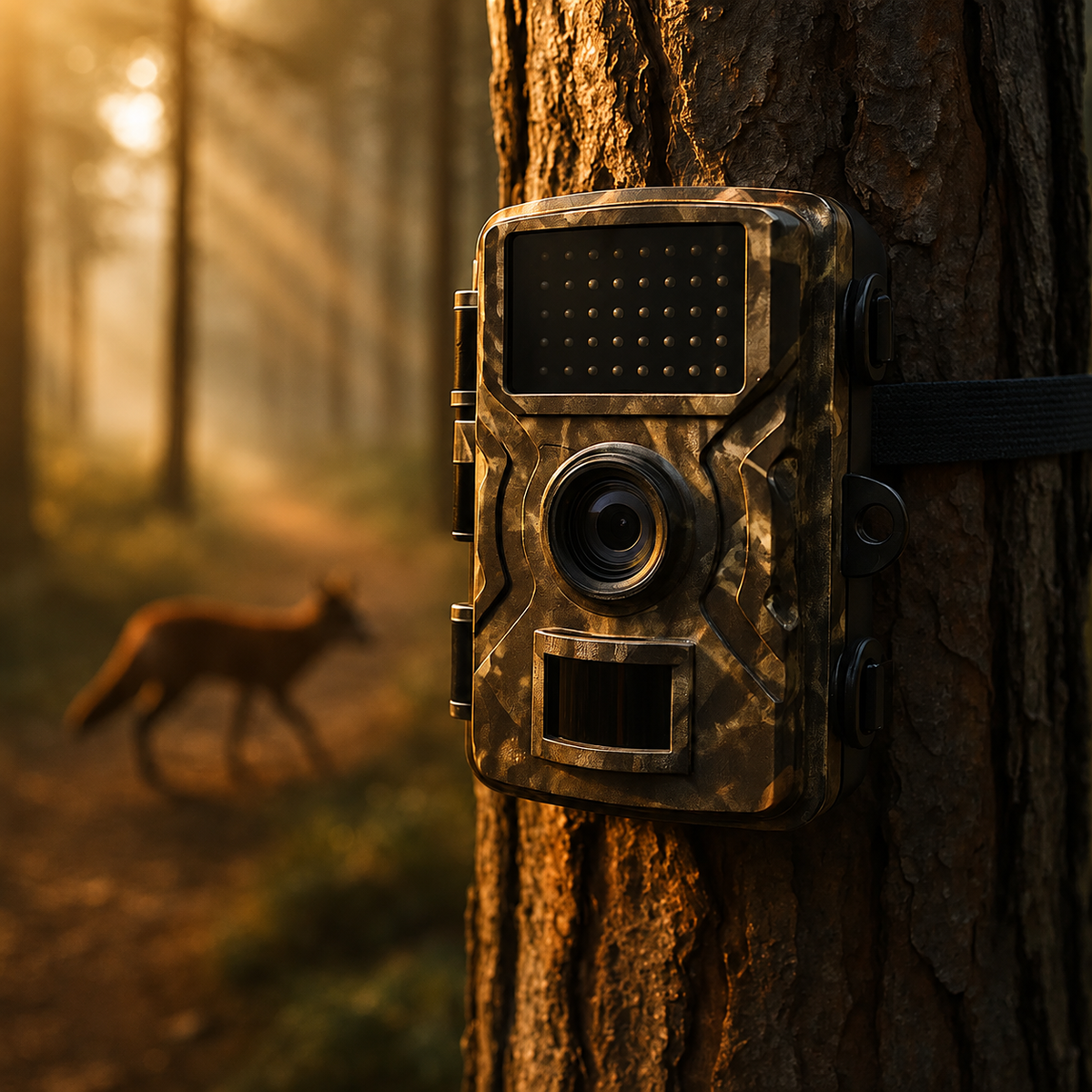 Cell Trail Camera with Night Vision Waterproof Camouflage Housing and Sd Card Slot - Image 9