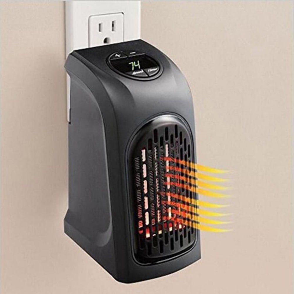 Ceramic Space Heater Portable Room Plug in Digital Display and Timer Function - Image 1