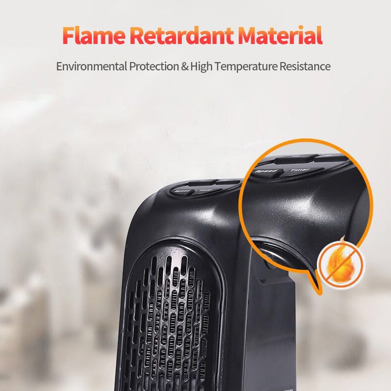 Ceramic Space Heater Portable Room Plug in Digital Display and Timer Function - Image 2