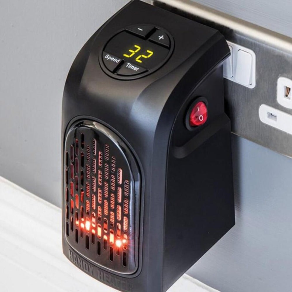 Ceramic Space Heater Portable Room Plug in Digital Display and Timer Function - Image 5