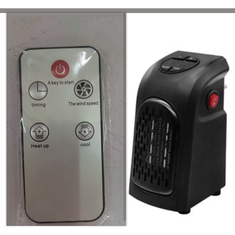 Ceramic Space Heater Portable Room Plug in Digital Display and Timer Function - Image 7