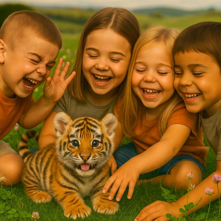 Interactive Realistic Robot Tiger Cub – Walking and Meowing Electronic Kitten Toy