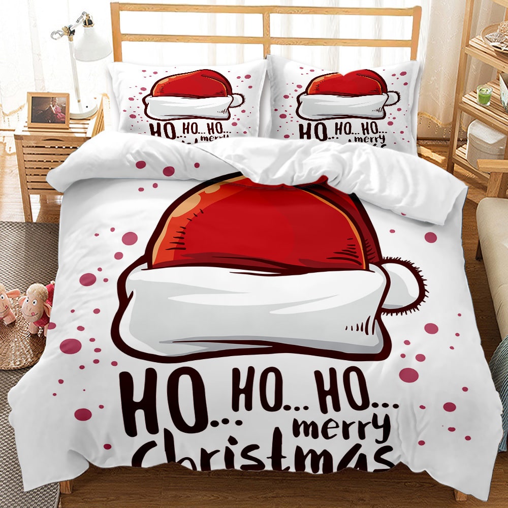Christmas Duvet Cover Bedding Set with Matching Pillowcases and Digital Print - Image 11