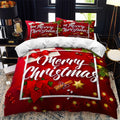 Christmas Duvet Cover Set with Pillowcases Holiday Bedding - Image 4