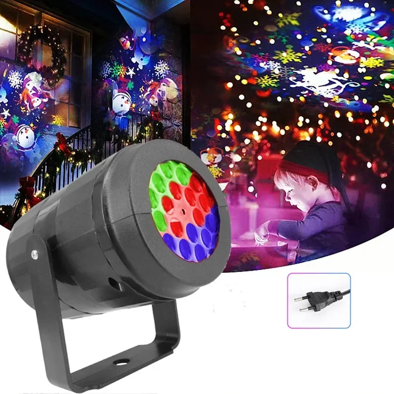 Christmas Light Projector Outdoor with Rotating Holiday Patterns and Adjustable Mount - Image 4