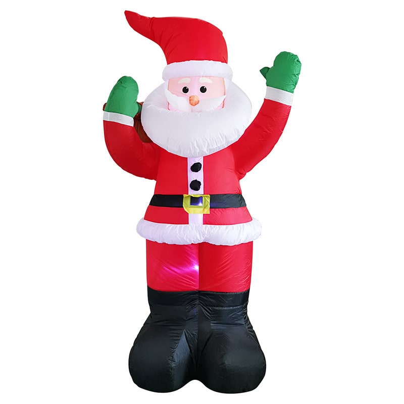 Christmas Lights Inflatable Outdoor Yard Decorations with LED Glow and Metal Stand - Image 10