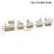 Christmas Train Decoration with Miniature Wooden Figurines and Festive Holiday Design - Image 3