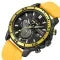 Chronograph Watch with Silicone Strap 53mm Sporty Design Three Subdials and Date Display - Image 5