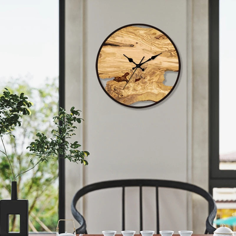 Transparent Wall Clock for Modern Home Decor – Minimalist Silent Clock for Living Room and Office