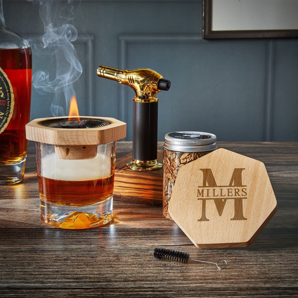 Cocktail Whiskey Smoker Kit with Torch and Wood Chips - Image 1