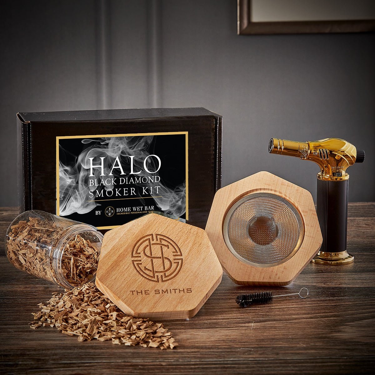 Cocktail Whiskey Smoker Kit with Torch and Wood Chips - Image 2