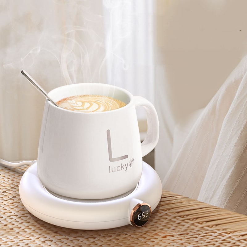Coffee Mug Warmer and Cup Plate with Digital Temperature Display for Desk Electric - Image 12